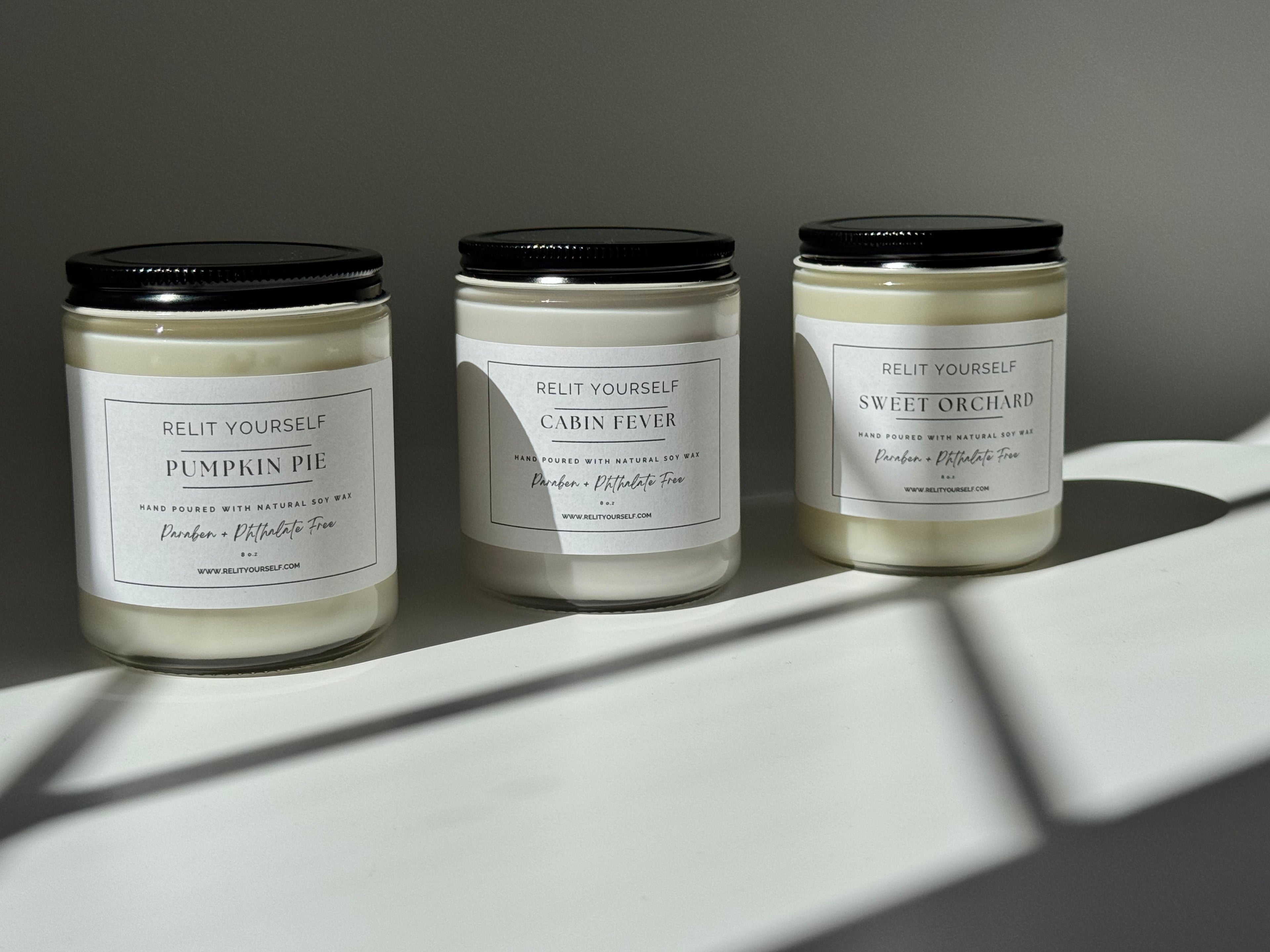 Fall Collection - Relit Yourself Candle & Co