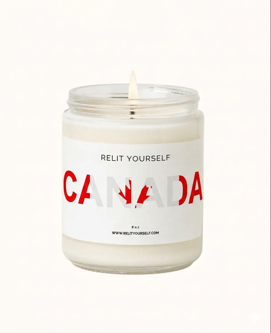 CANADA | Buttercream, Maple Fudge & Vanilla | 8oz Scented Soy Candle