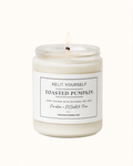 Toasted Pumpkin | White Pumpkin, Caramel & Clove | 8oz Scented Soy Candle - Relit Yourself Candle & Co
