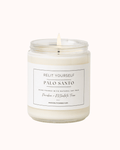 Palo Santo | Bergamot & Juniper | 8oz Scented Soy Candle - Relit Yourself Candle & Co