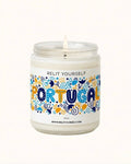 PORTUGAL | Sage, Sea Salt & Ambrette Seed | 8oz Scented Soy Candle - Relit Yourself Candle & Co