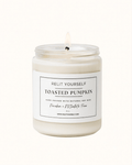 Toasted Pumpkin | White Pumpkin, Caramel & Clove | 8oz Scented Soy Candle - Relit Yourself Candle & Co